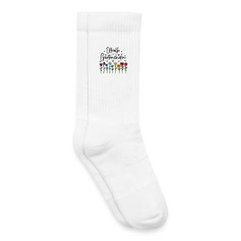 Garten Chefin Gartenarbeit Offizielle Gartenchefin - Kinder Tennissocken - Weiß - Rechts