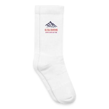 Ultra Running - Where Legends Are Made - Kids Tennis Socks - white - Right