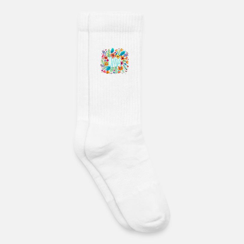 Oma - Kinder Tennissocken - Weiß