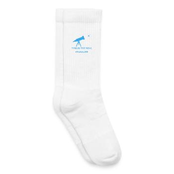 The Real Stargate - Chaussettes de tennis bio enfant - blanc - Droite