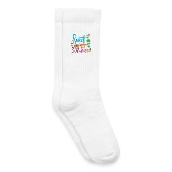 Sweet Summer - Kids Tennis Socks - white - Right