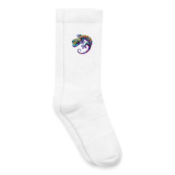 Gecko - Chaussettes de tennis bio enfant - blanc - Droite