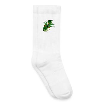 Anisoscelis alipes punaise des feuilles et feuilles vertes - Chaussettes de tennis bio enfant - blanc - Droite