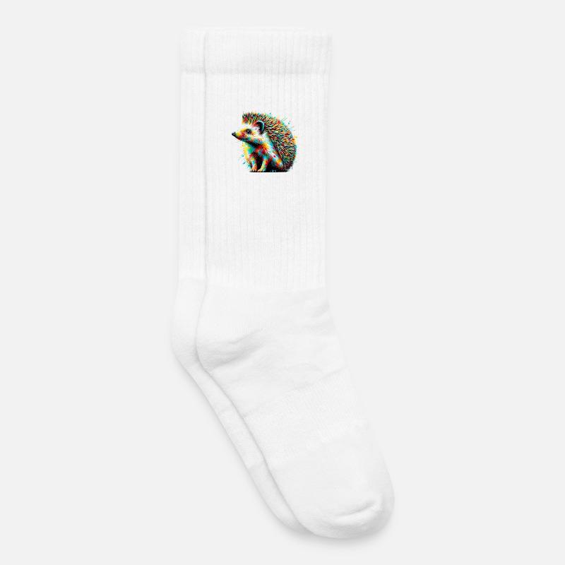 Igel - Kinder Tennissocken - Weiß