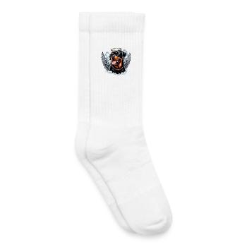 Sweet Rottweiler Angel Halo - Kids Tennis Socks - white - Right