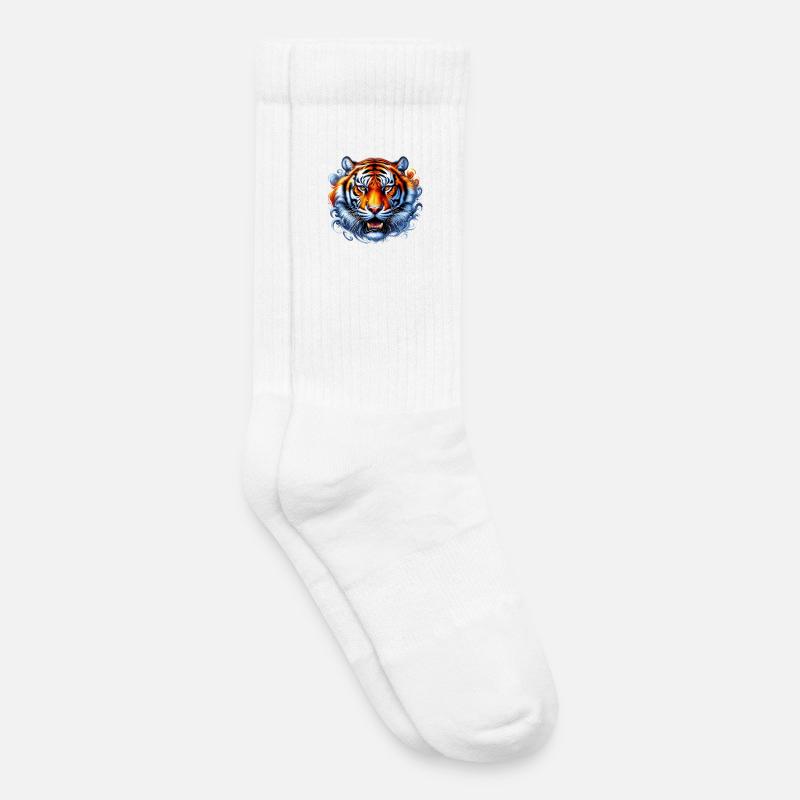 Tiger - Kinder Tennissocken - Weiß