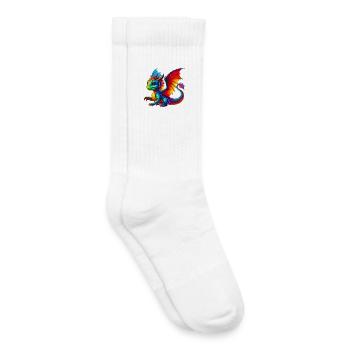 Dragon - Kids Tennis Socks - white - Right