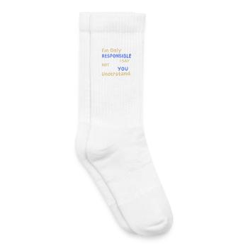 Sarkastischer Humor Sarkasmus - Kinder Tennissocken - Weiß - Rechts