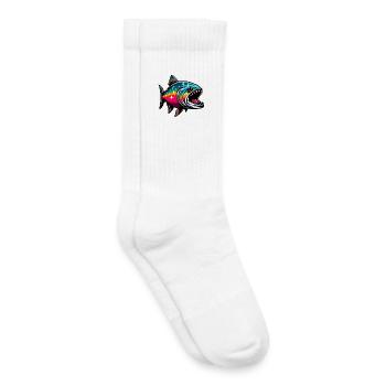 Piranha - Kids Tennis Socks - white - Right