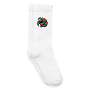 Faultier - Kinder Tennissocken - Weiß - Rechts