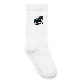 Pferd - Kinder Tennissocken - Weiß - Rechts