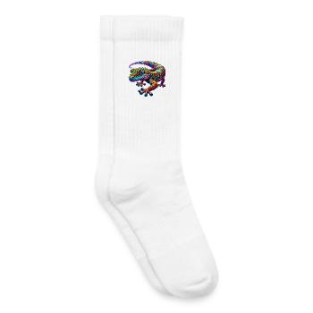 Gecko - Kinder Tennissocken - Weiß - Rechts