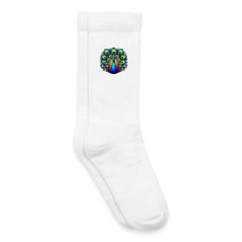 Paon - Chaussettes de tennis bio enfant - blanc - Droite