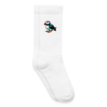 Papageitaucher - Kinder Tennissocken - Weiß - Rechts