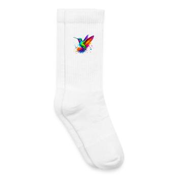 Colibri - Chaussettes de tennis bio enfant - blanc - Droite