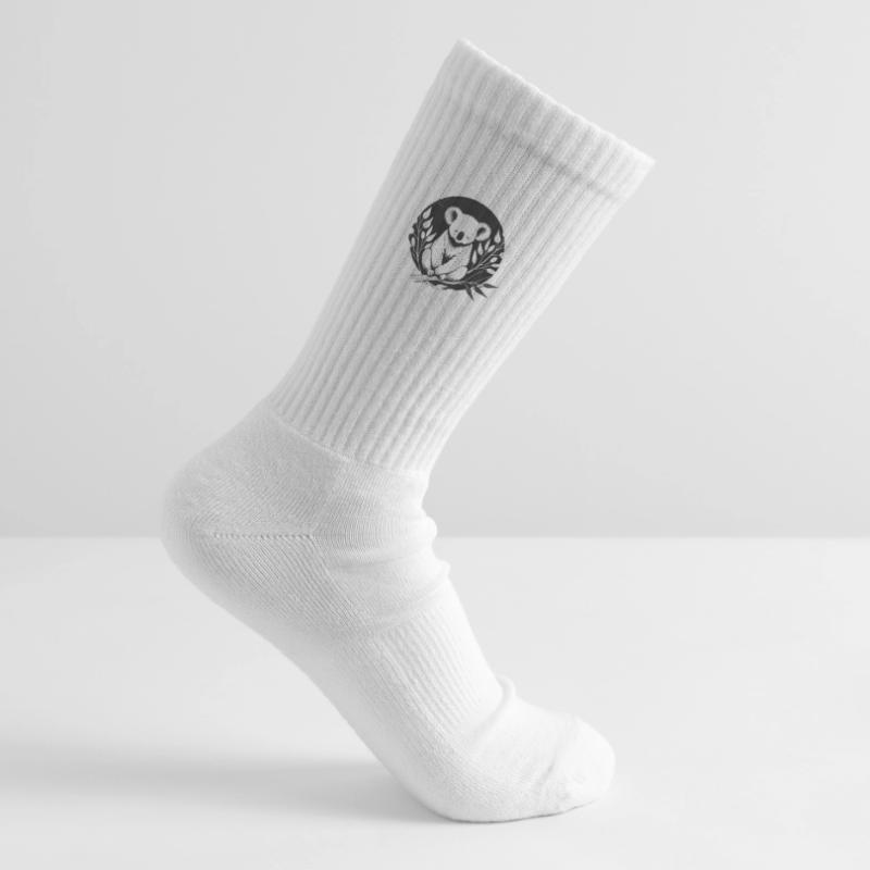A koala surrounded by delicate eucalyptus branches Kids Tennis Socks