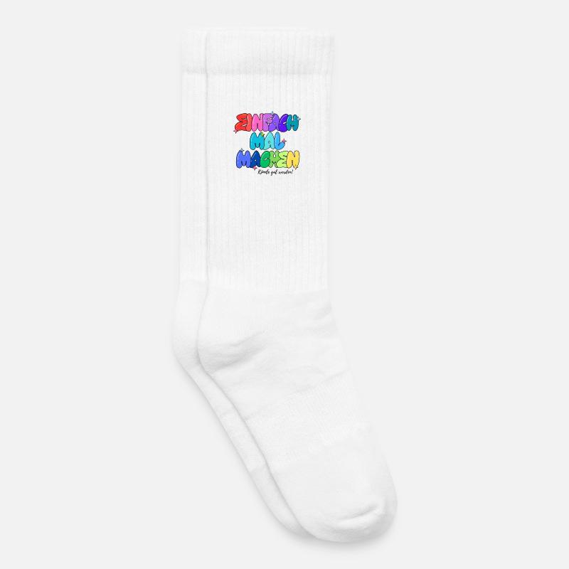 Könnte gut werden - Kinder Tennissocken - Weiß