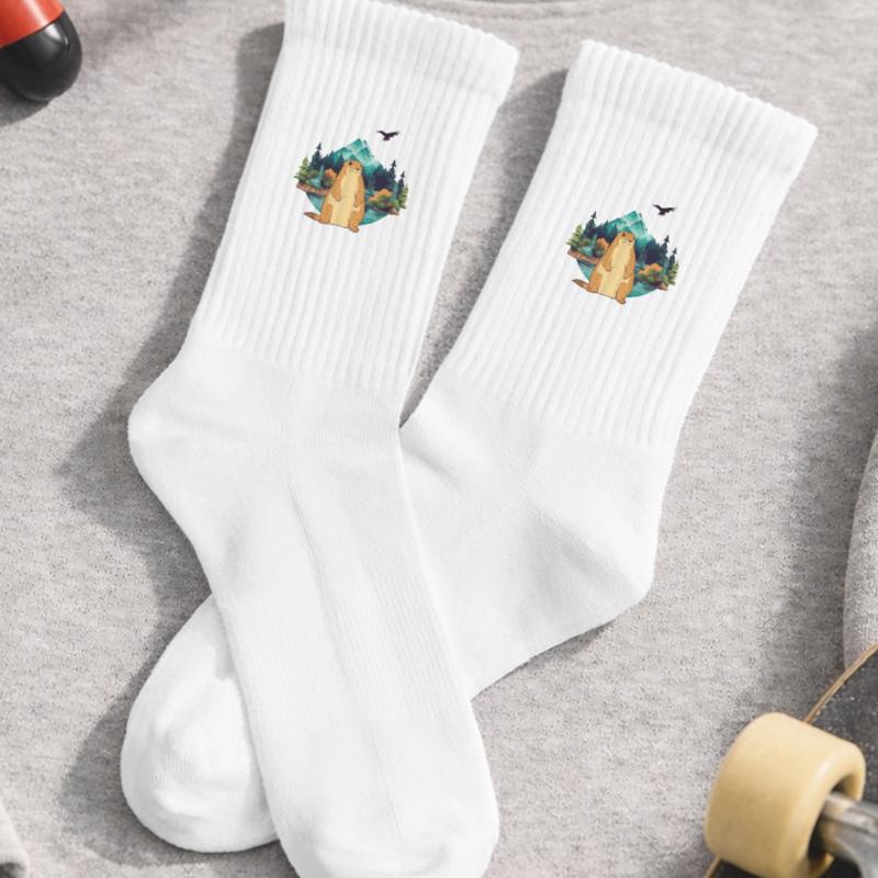 Murmeltier Kinder Tennissocken