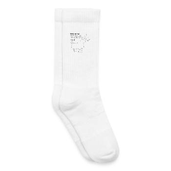 Kleiner Alpaka-Gruß - Kinder Tennissocken - Weiß - Rechts