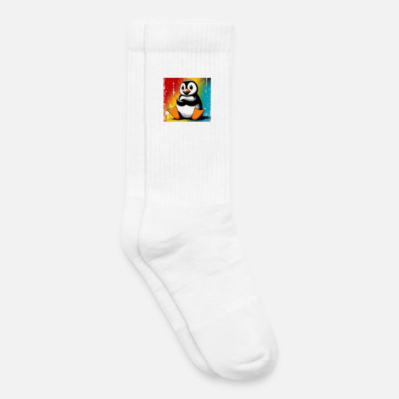 Pinguin - Kinder Tennissocken - Weiß