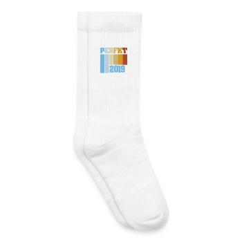 Unique 2019 - Kids Tennis Socks - white - Right