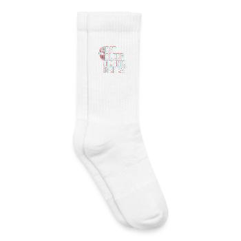 Tennis Eat sleep tennis glitch effect  - Kinder Tennissocken - Weiß - Rechts