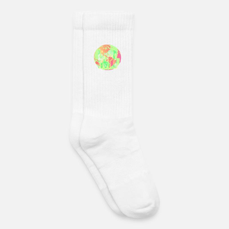 Hope Neon Tie-Dye Circular - Kinder Tennissocken - Weiß