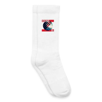 New Wave Neon Surf 80s - Kids Tennis Socks - white - Right