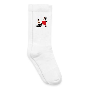 Šij, luby šewco šij... - Kids Tennis Socks - white - Right