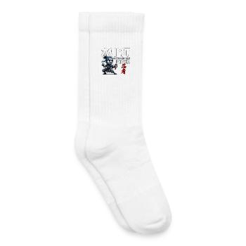 Aunt Of The Birthday Ninja Birthday Funny - Kids Tennis Socks - white - Right