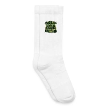 Reggae Lion Dub Soundsystem - Kinder Tennissocken - Weiß - Rechts