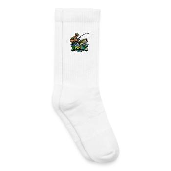 Pêcheurs Pêcheurs Chemise Pêche Pêche Hommes - Chaussettes de tennis bio enfant - blanc - Droite