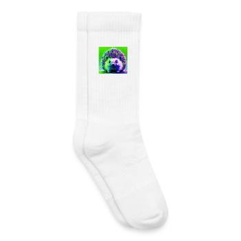 Igel - Kinder Tennissocken - Weiß - Rechts