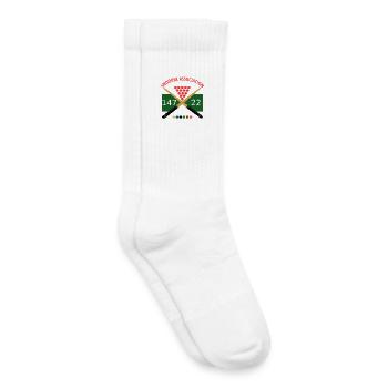Logo du snooker : Signales de croisement 147 22 - Chaussettes de tennis bio enfant - blanc - Droite