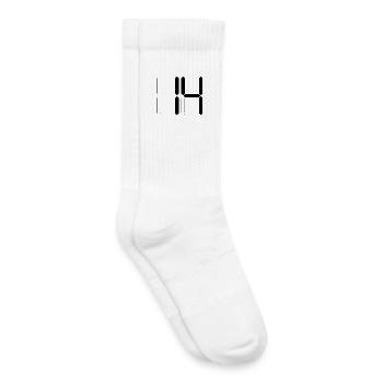 NUMMER 14 Vierzehn Geburtstag Geschenk Digital - Kinder Tennissocken - Weiß - Rechts