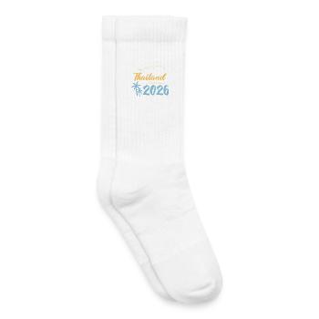 Thailand 2026 - Kinder Tennissocken - Weiß - Rechts