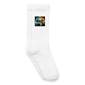 paresse - Chaussettes de tennis bio enfant - blanc - Droite