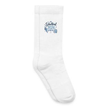 Schulkind 2026 - Einschulung - Kinder Tennissocken - Weiß - Rechts