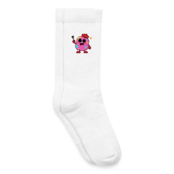 Artiste de Donuts Pop Palette - Chaussettes de tennis bio enfant - blanc - Droite