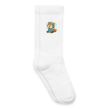 07_Miofox_Musik - Kinder Tennissocken - Weiß - Rechts