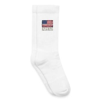 USA Kansas - Kids Tennis Socks - white - Right