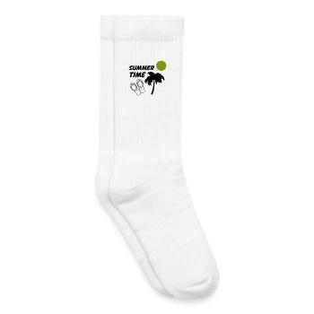 Summertime - Kids Tennis Socks - white - Right