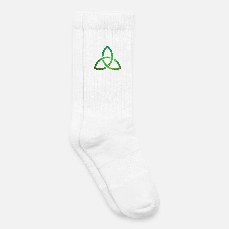 Celtic Knot - Kinder Tennissocken - Weiß