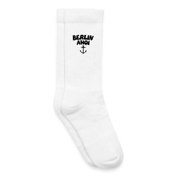 Berlin Ahoi - Kinder Tennissocken - Weiß - Rechts