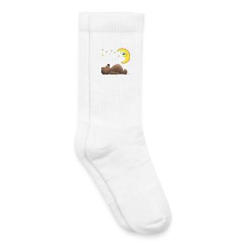 sweet teddy bear - Kids Tennis Socks - white - Right