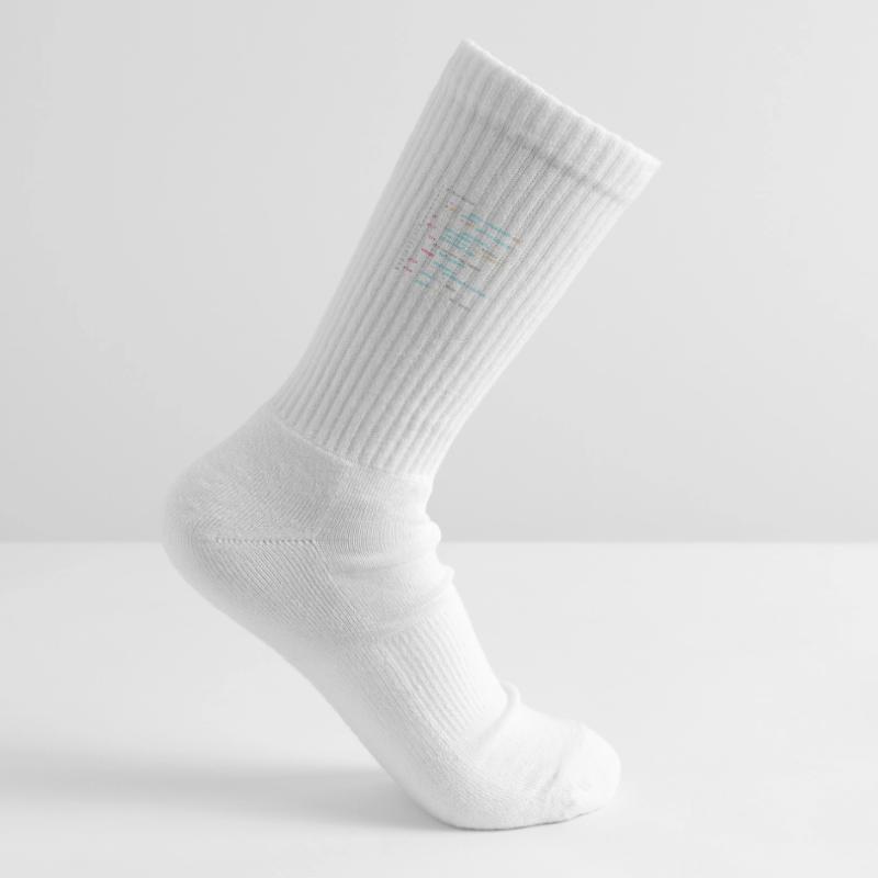 Être amis avec les programmeurs (en Python) Chaussettes de tennis bio enfant