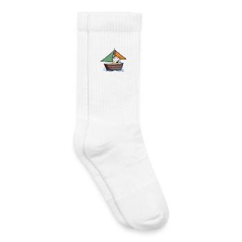 Kind aufm Boot - Kinder Tennissocken - Weiß - Rechts