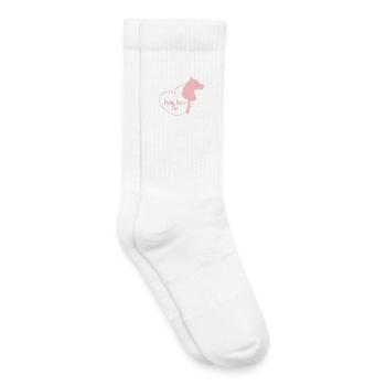 Cheval de loisir Horsing Steckenpferd GIRL - Chaussettes de tennis bio enfant - blanc - Droite