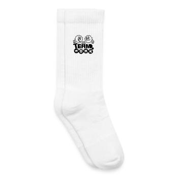 Travail d’Équipe - Chaussettes de tennis bio enfant - blanc - Droite
