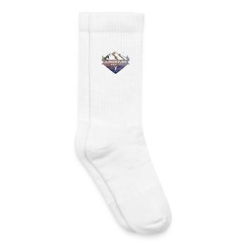 Adventure Awaits - Kids Tennis Socks - white - Right